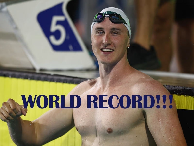 NEW Men's 50m Freestyle World Record!
